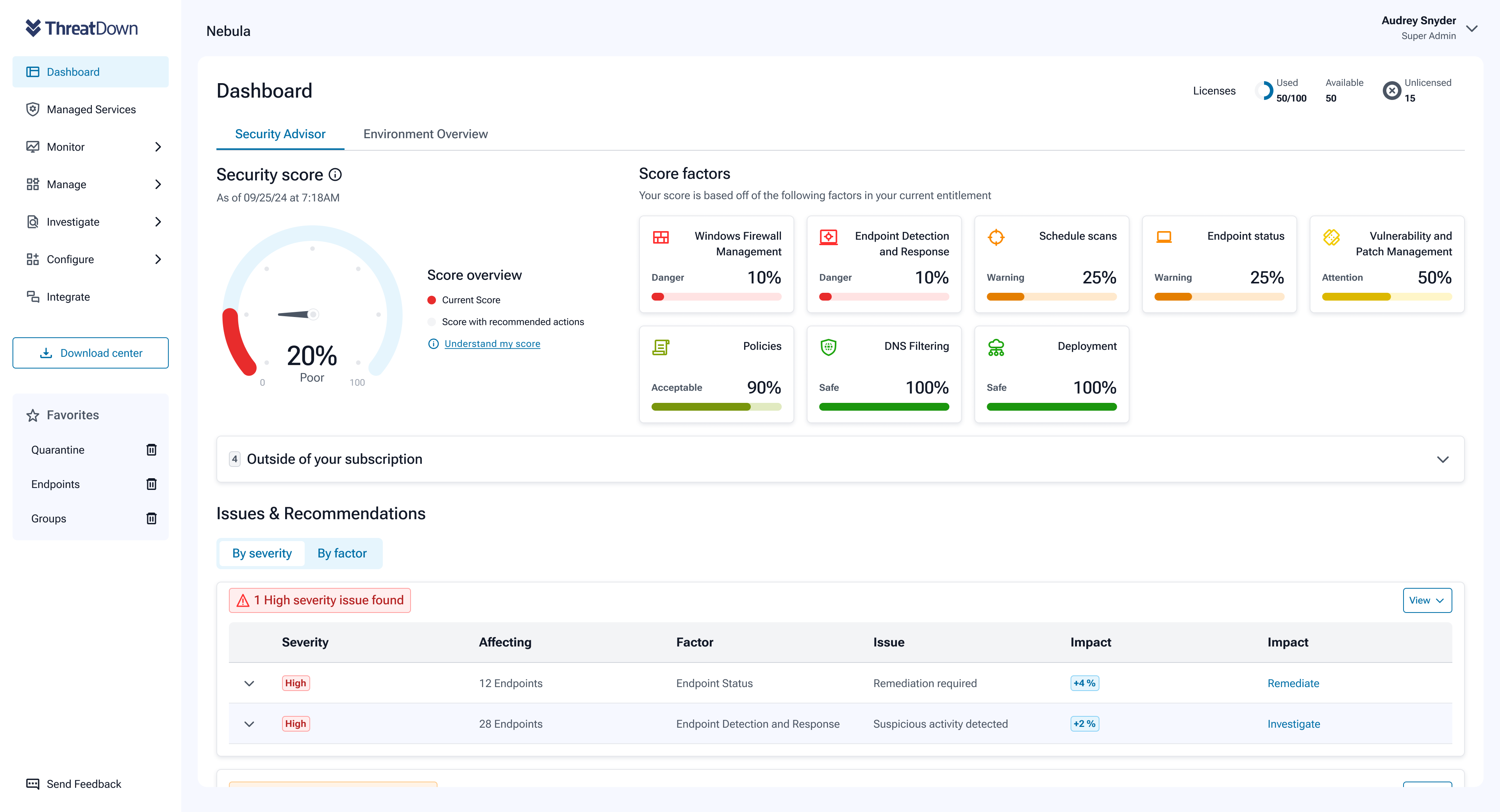 Homepage Security Advisor Case Study Hero Image